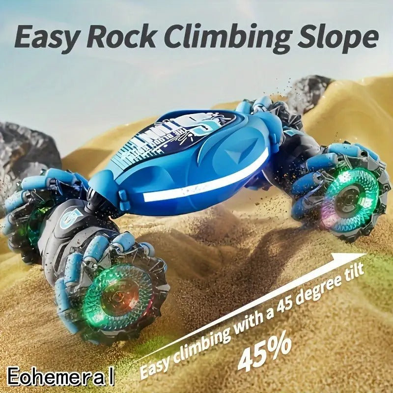 eohemoral stunt road vehicle toy deformable four wheel drive - Temu