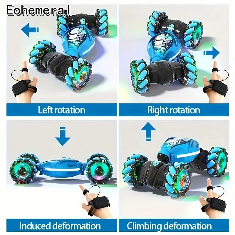 eohemoral stunt road vehicle toy deformable four wheel drive - Temu